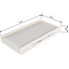 BOSCH 1 987 432 112 Innenraumfilter