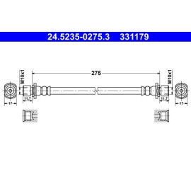 Bremsschlauch 24.5235-0275.3