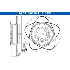 Bremsscheibe 24.0310-0356.1