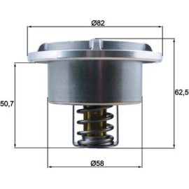 Thermostat, Kühlmittel THD 6 75