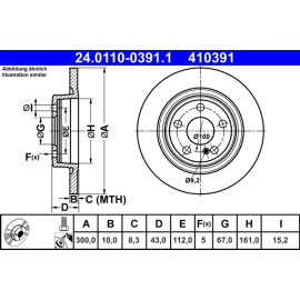 Bremsscheibe 24.0110-0391.1