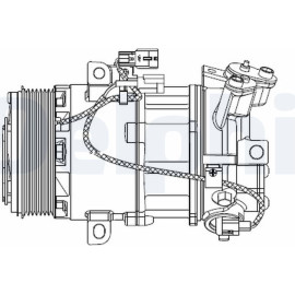 Kompressor, Klimaanlage CS20550