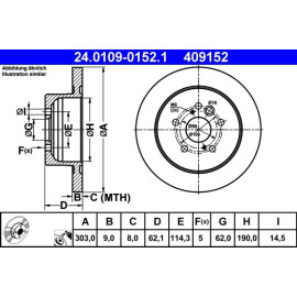 Bremsscheibe 24.0109-0152.1