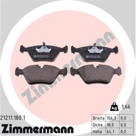 Bremsbelagsatz, Scheibenbremse 21211.180.1 Bremsbelagsatz, Scheibenbremse 21211.180.1