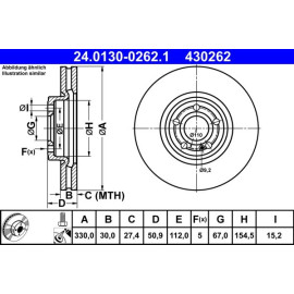 Bremsscheibe 24.0130-0262.1