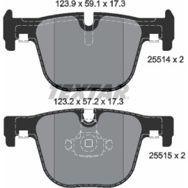 Bremsbelagsatz, Scheibenbremse 2551401 Bremsbelagsatz, Scheibenbremse 2551401