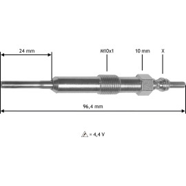 Glühkerze 345171 Glühkerze 345171