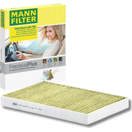 MANN-FILTER FP 3037 Innenraumfilter FreciousPlus Aktivkohlefilter mit Polyphenol, antibakteriell, Feinstaubfilter (PM 2.5)