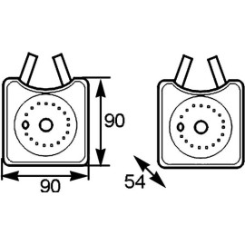 Ölkühler, Motoröl CLC 163 000S