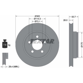 Bremsscheibe 92203303 Bremsscheibe 92203303