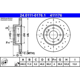 Bremsscheibe 24.0111-0176.1
