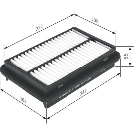 BOSCH F 026 400 090 Luftfilter BOSCH F 026 400 090 Luftfilter