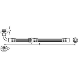 Bremsschlauch 4110529 Bremsschlauch 4110529