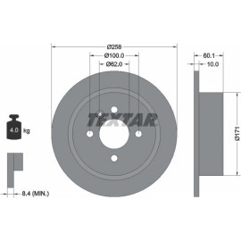 Bremsscheibe 92019200 Bremsscheibe 92019200