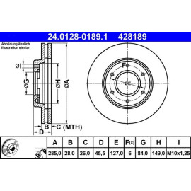 Bremsscheibe 24.0128-0189.1