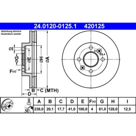 Bremsscheibe 24.0120-0125.1