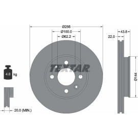 Bremsscheibe 92237903