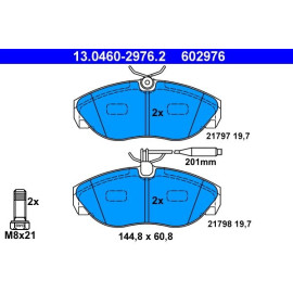 Bremsbelagsatz, Scheibenbremse 13.0460-2976.2 Bremsbelagsatz, Scheibenbremse 13.0460-2976.2