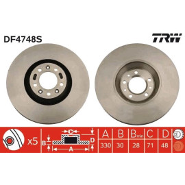 Bremsscheibe DF4748S Bremsscheibe DF4748S