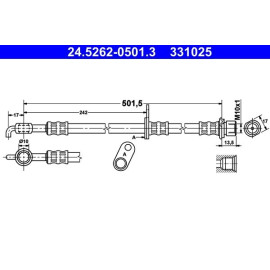 Bremsschlauch 24.5262-0501.3