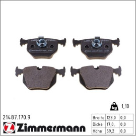 Bremsbelagsatz, Scheibenbremse 21487.170.9 Bremsbelagsatz, Scheibenbremse 21487.170.9