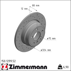 Bremsscheibe 150.1299.52