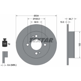 Bremsscheibe 92291603 Bremsscheibe 92291603
