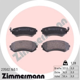Bremsbelagsatz, Scheibenbremse 23502.160.1 Bremsbelagsatz, Scheibenbremse 23502.160.1