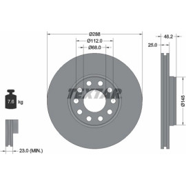 Bremsscheibe 92121005