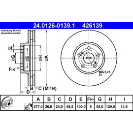 Bremsscheibe 24.0126-0139.1