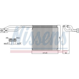 Verdampfer, Klimaanlage 92326 Verdampfer, Klimaanlage 92326