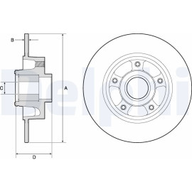 Bremsscheibe BG9137RS Bremsscheibe BG9137RS