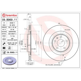 Bremsscheibe 09.B969.11 Bremsscheibe 09.B969.11