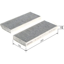 BOSCH 1 987 435 534 Innenraumfilter BOSCH 1 987 435 534 Innenraumfilter