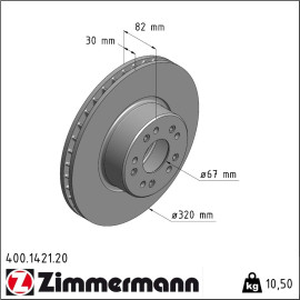 Bremsscheibe 400.1421.20