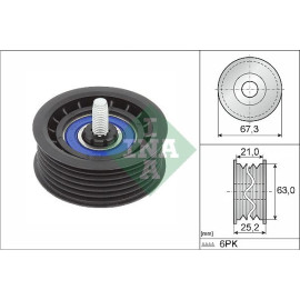 Umlenk-/Führungsrolle, Keilrippenriemen 532 0906 10 Umlenk-/Führungsrolle, Keilrippenriemen 532 0906 10