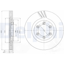 Bremsscheibe BG4112 Bremsscheibe BG4112