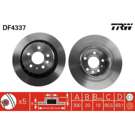 Bremsscheibe DF4337