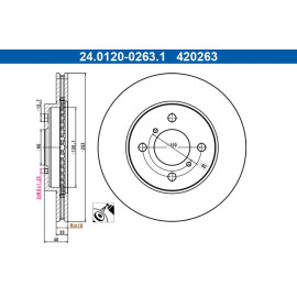 Bremsscheibe 24.0120-0263.1