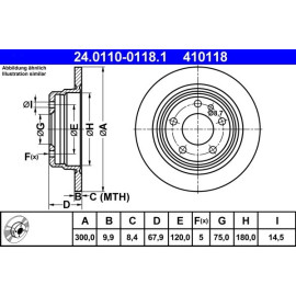 Bremsscheibe 24.0110-0118.1