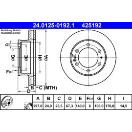 Bremsscheibe 24.0125-0192.1