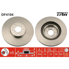 Bremsscheibe DF4104 Bremsscheibe DF4104