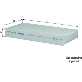 Filter, Innenraumluft LA 122/S Filter, Innenraumluft LA 122/S