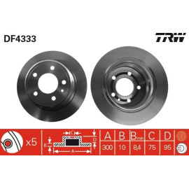 Bremsscheibe DF4333 Bremsscheibe DF4333