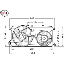Lüfter, Motorkühlung DER10009 Lüfter, Motorkühlung DER10009