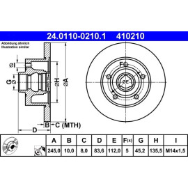 Bremsscheibe 24.0110-0210.1
