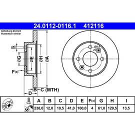 Bremsscheibe 24.0112-0116.1