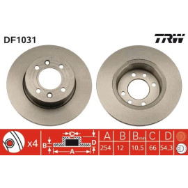 Bremsscheibe DF1031