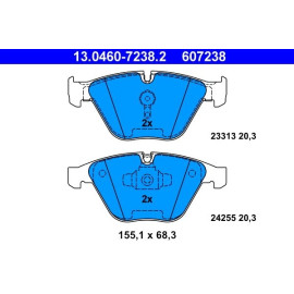 Bremsbelagsatz, Scheibenbremse 13.0460-7238.2 Bremsbelagsatz, Scheibenbremse 13.0460-7238.2
