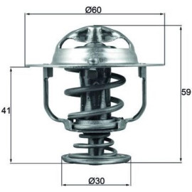 Thermostat, Kühlmittel TX 177 82D